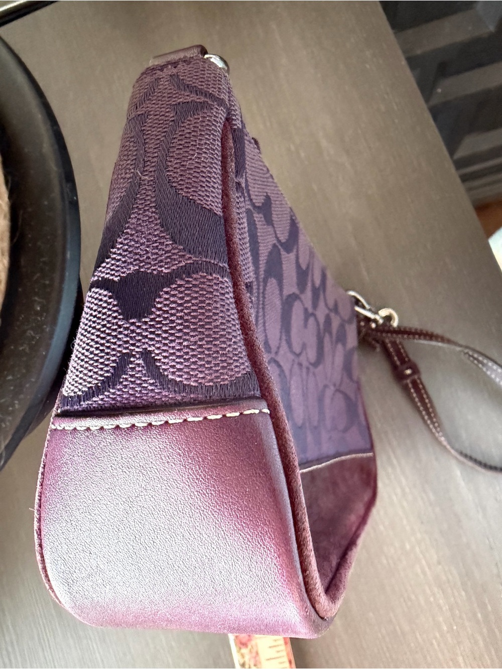 Vintage Y2K Coach Hampton Demi 6094 Purple Signature … - Gem